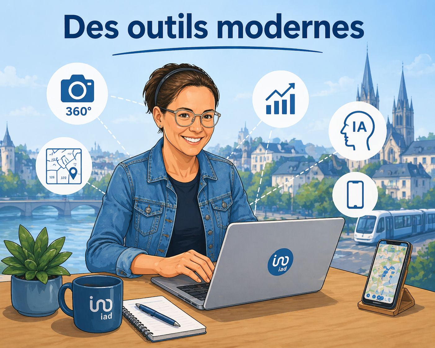 Élodie Denis utilise des outils numériques pour vendre efficacement à Saint-Lambert-la-Potherie