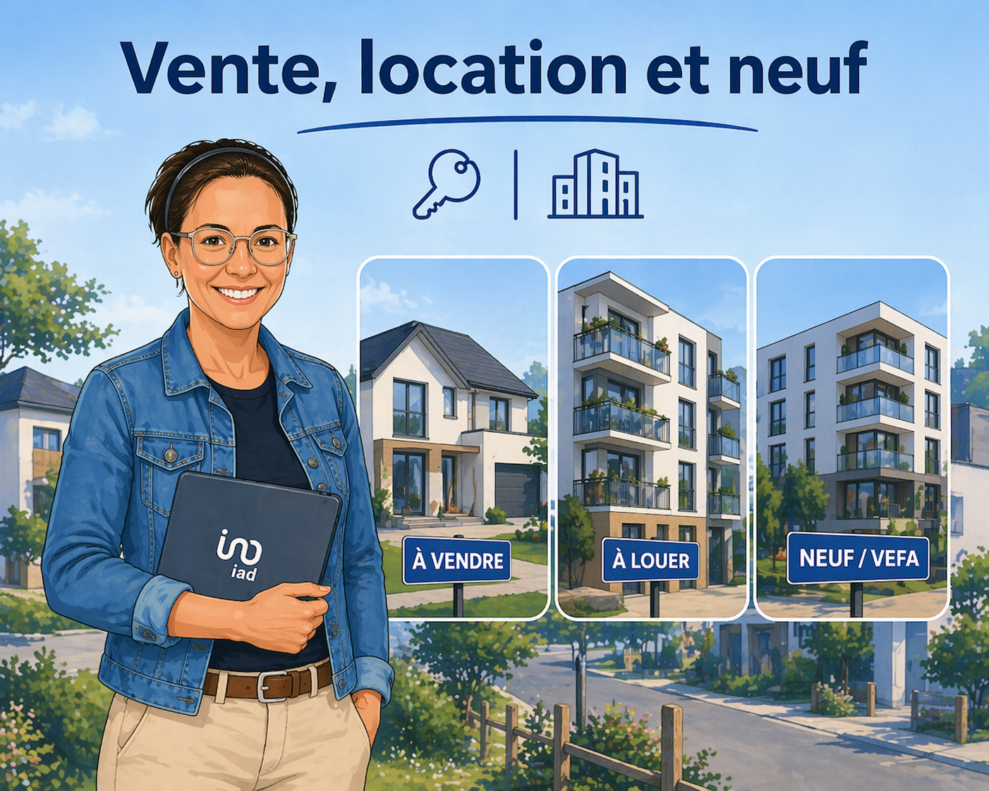 Vente, location et immobilier neuf à Saint-Lambert-la-Potherie avec Élodie Denis