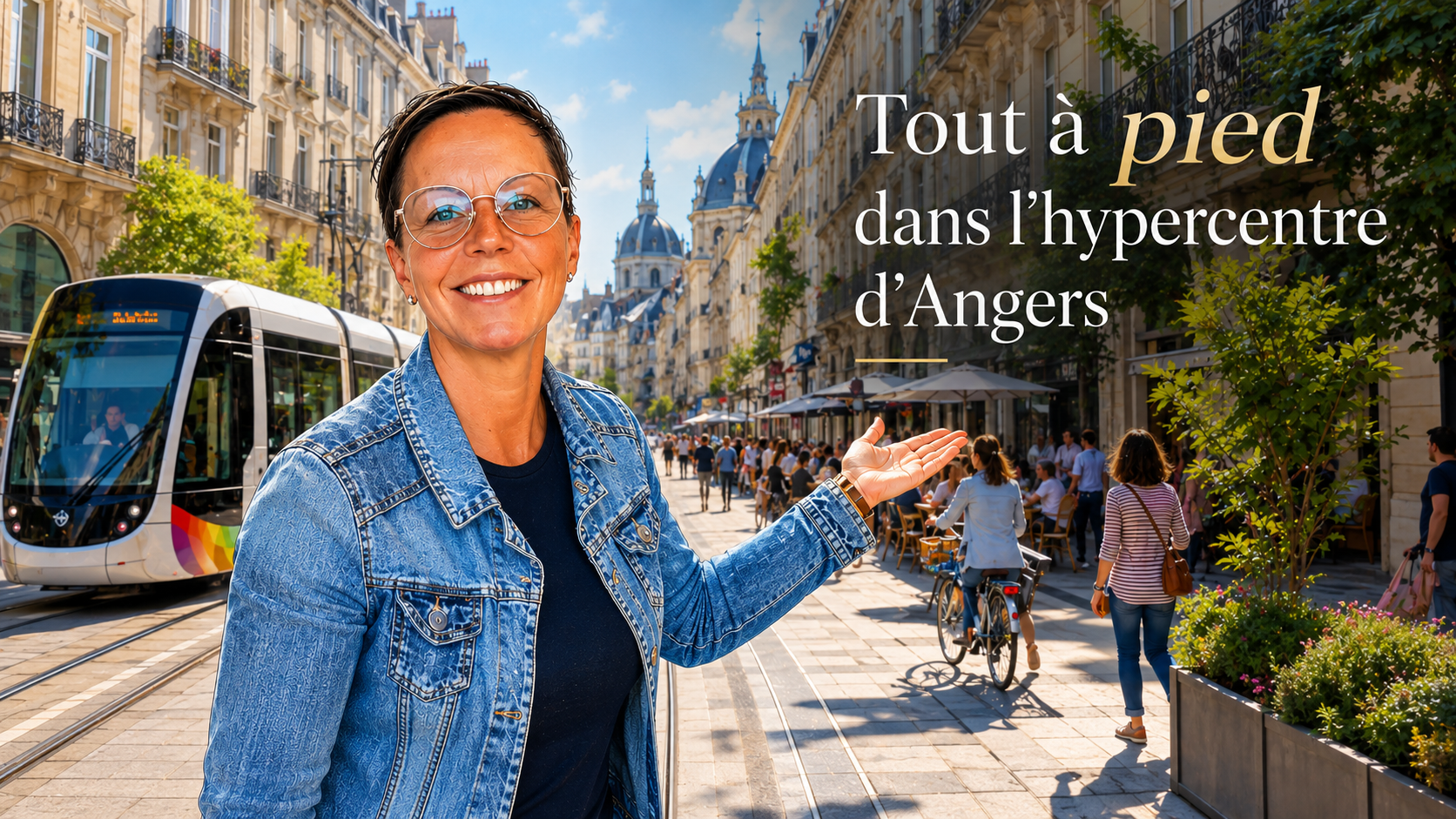 Hypercentre d'Angers, une vie à pied
