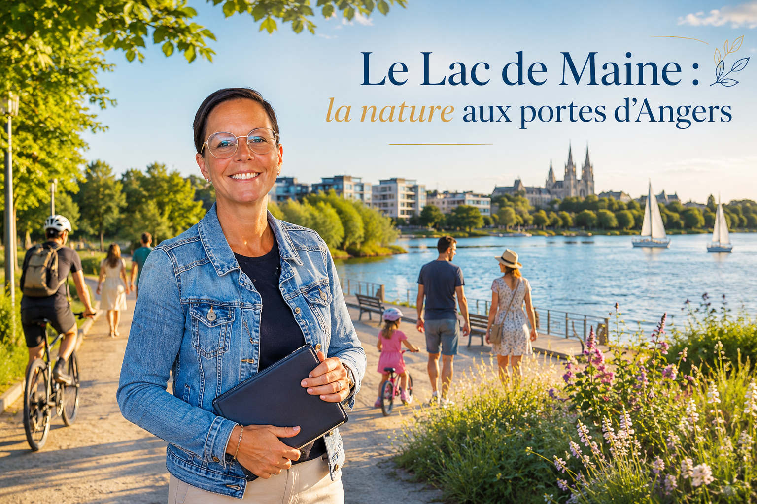 Cadre vert et résidentiel du Lac de Maine à Angers